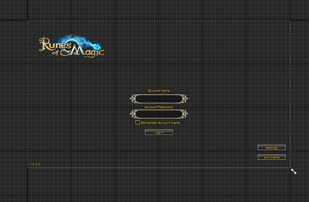 Unreal Engine Login Screen UI